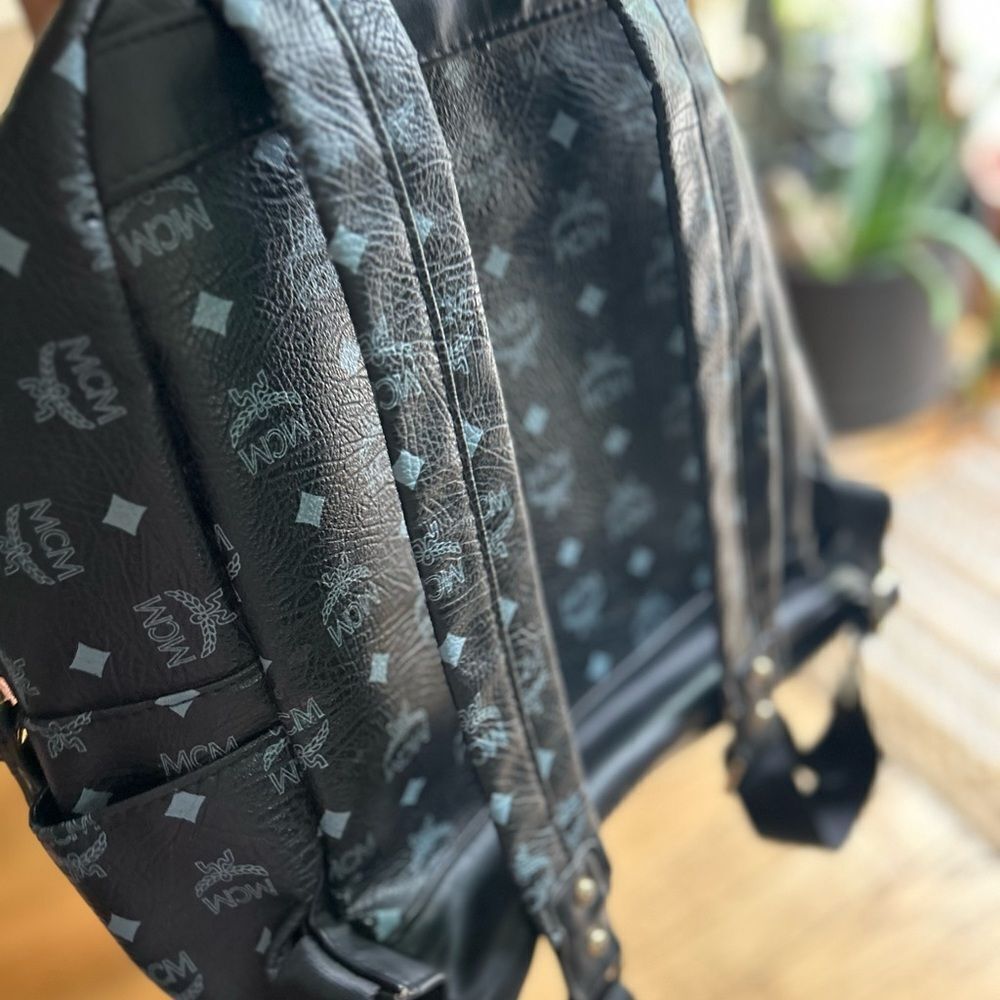 Blue Studded Backpack - Picture 11 of 16